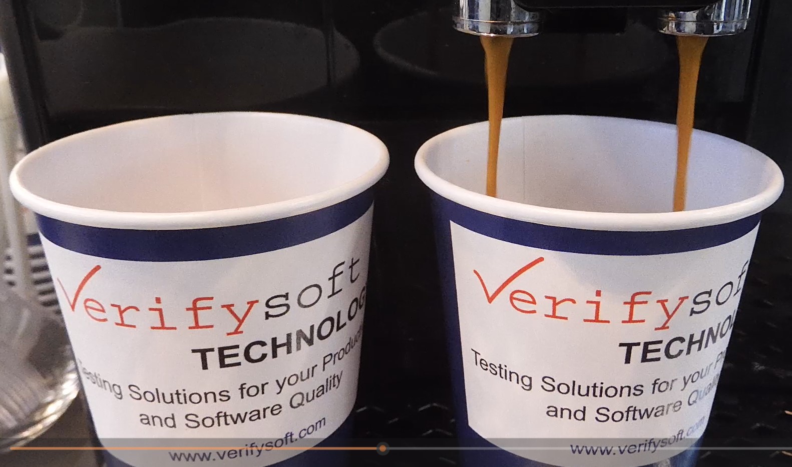 Verifysoft Embedded World 2024: Kaffee