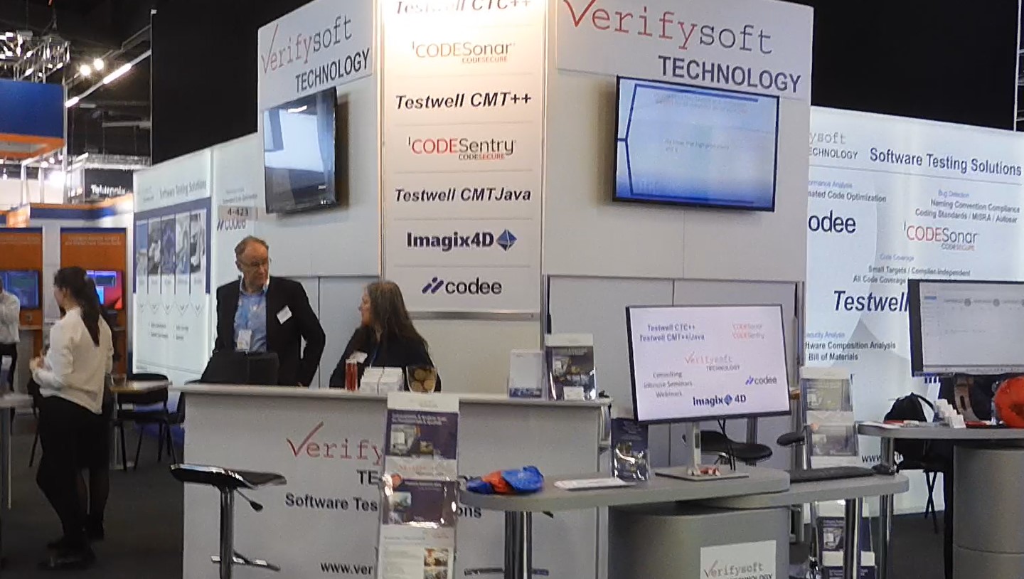 Verifysoft Embedded World 2024: Messestand 2024